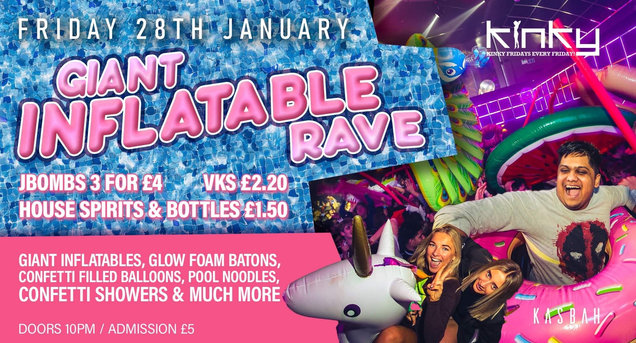 Giant Inflatable Rave (Kinky) - Kasbah Nightclub Coventry
